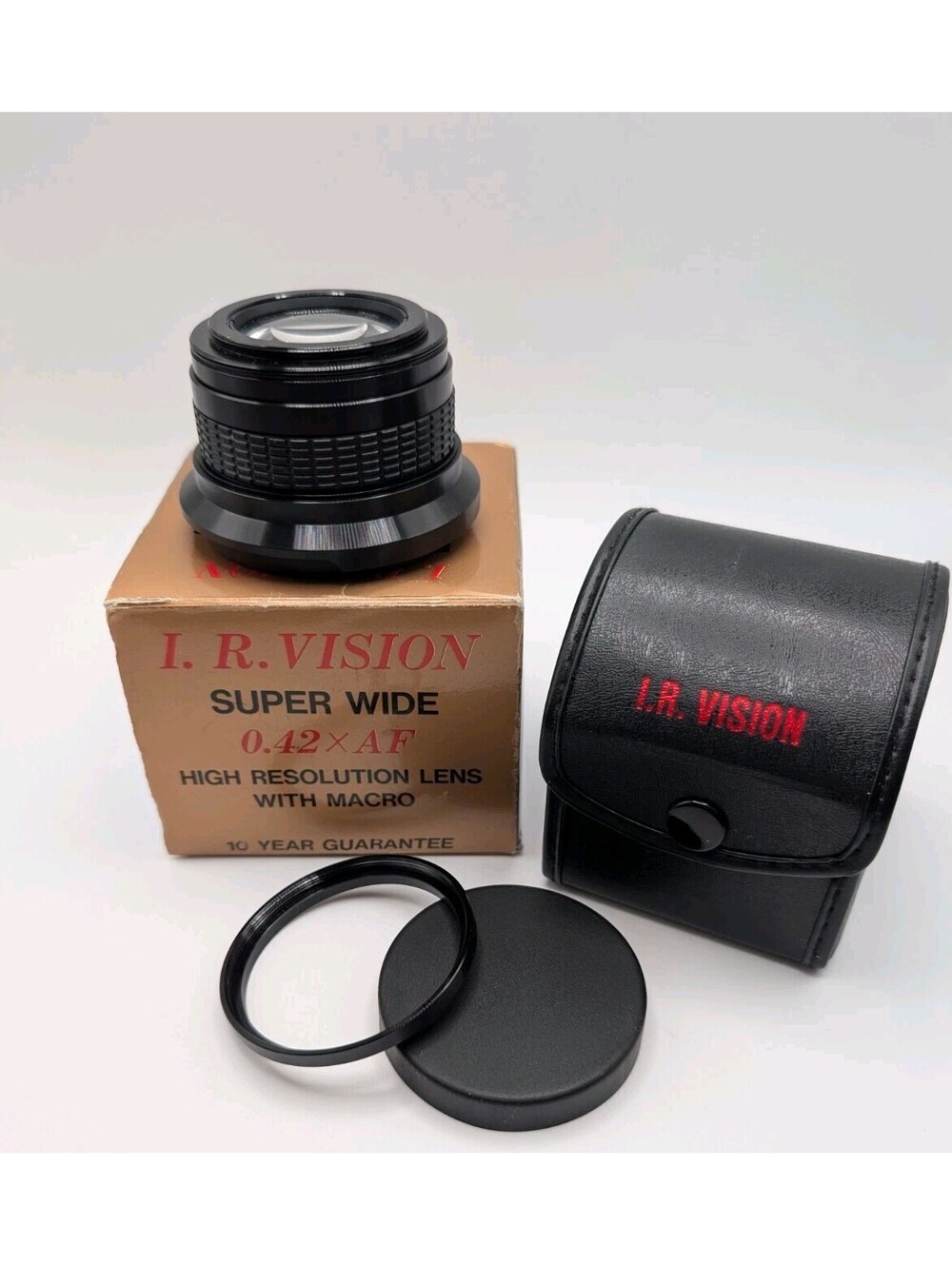 I.R. Vision 0.42x Super Wide Angle Lens w/ Macro AF Camcorder Camera + Box